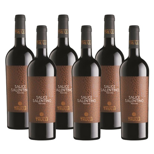 Case of 6 Trulli Salice Salentino DOP 75cl Red Wine